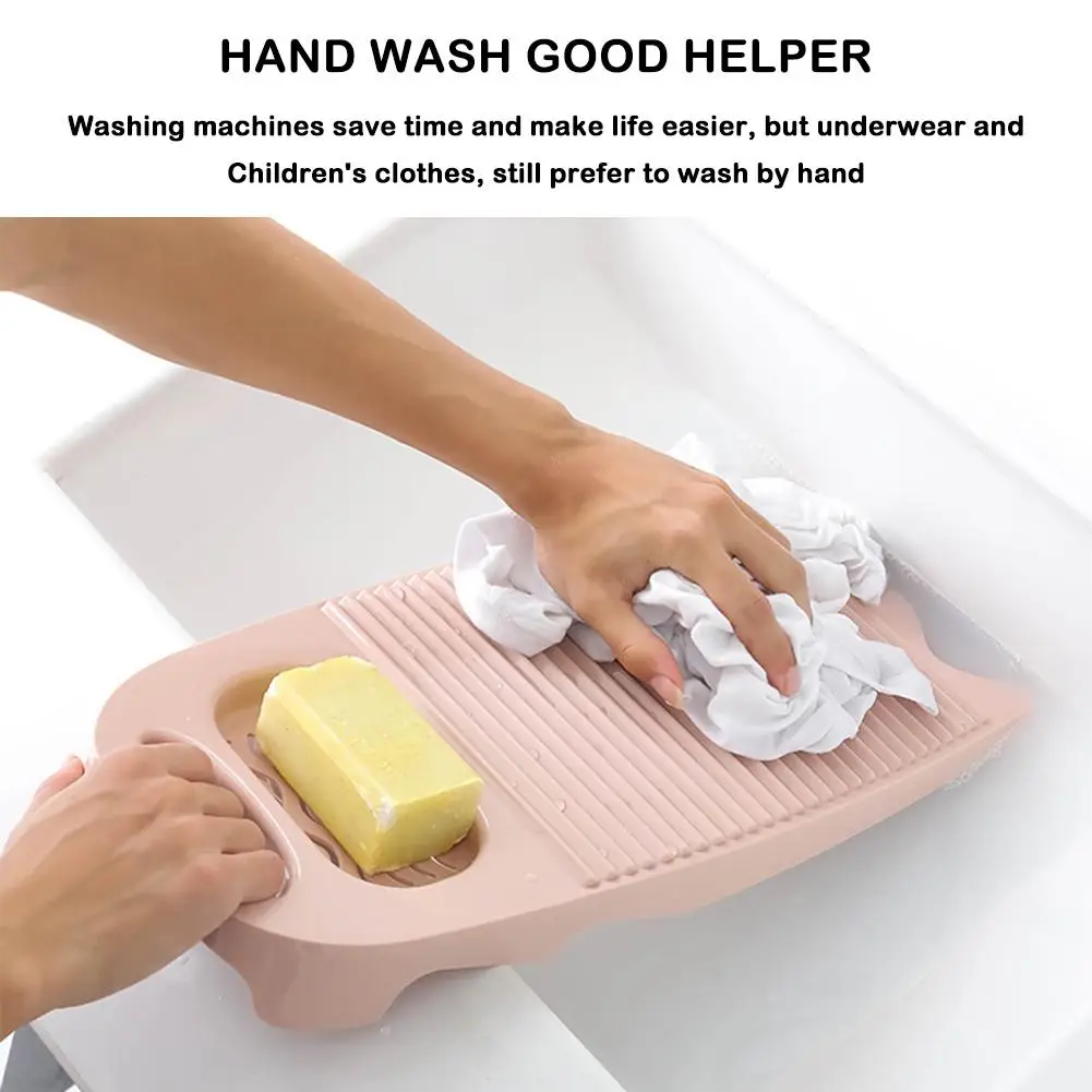 Household Washboard High Toughness Laundry Board Antislip Tool Cleaning Thicken Board Washing Clothes Bathroom Accessories E8U6