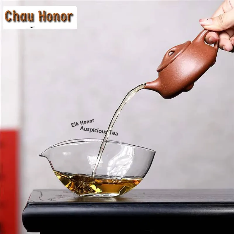 150ml Elegant Yixing Purple Clay Teapots Handmade Stone Spoon Pot Raw Ore Downhill Mud Tea Maker Kettle Chinese Zisha Tea Set