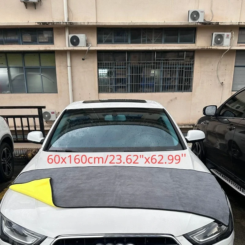 Microfiber Towel Thickened Truck Car Super Absorbent Car Wash Cleaning Drying Extra Large Size