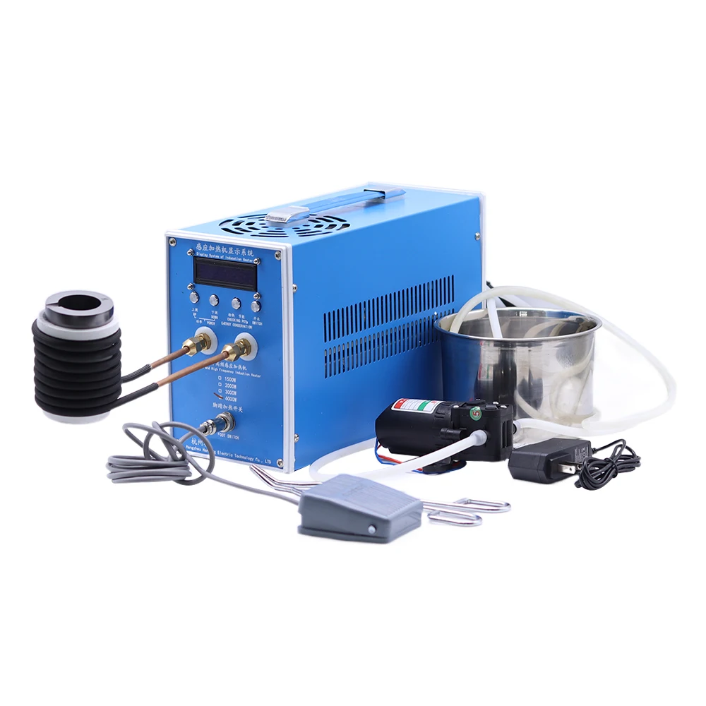 12KW Induction Heater Induction Heating Machine Metal Smelting Furnace High Fre
