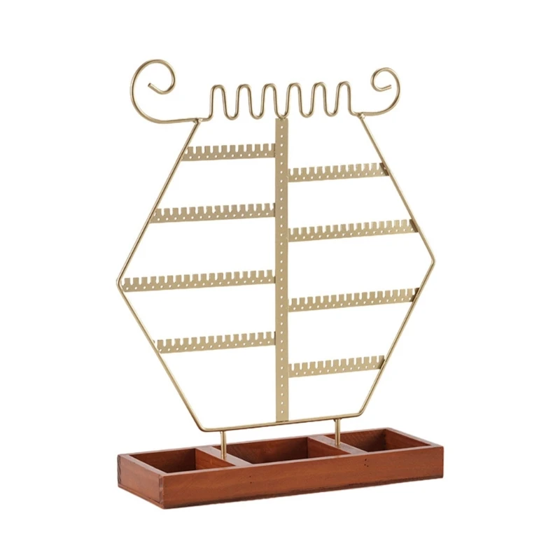 

Earrings Bracelets Display Holder Studs Storage Rack Wrought Iron Ornaments