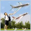 New 49*45cm Foam Glider Airplane Large 2 Colors Outdoor Toy Flying Toy Outdoor Hand Throwing Toys 1