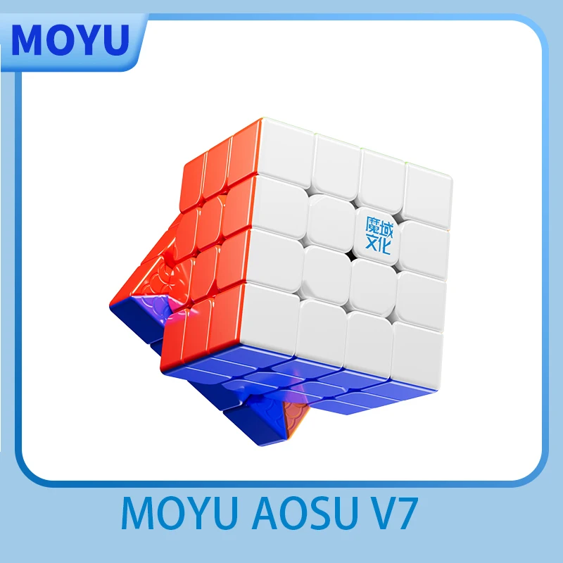 JudyCube MOYU AOSU V7 트랙 자석, UV 매직 스피드 큐브, 스티..
