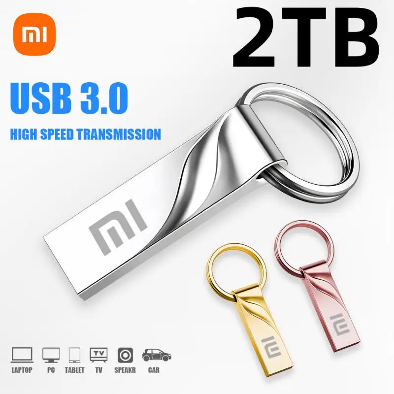 Xiaomi Usb3.0 Otg Metal U Disk Chiavetta Usb Impermeabile 512 256Gb 1Tb 2Tb Pen Drive Usb Ad Alta Velocità Per Tablet Smartphone