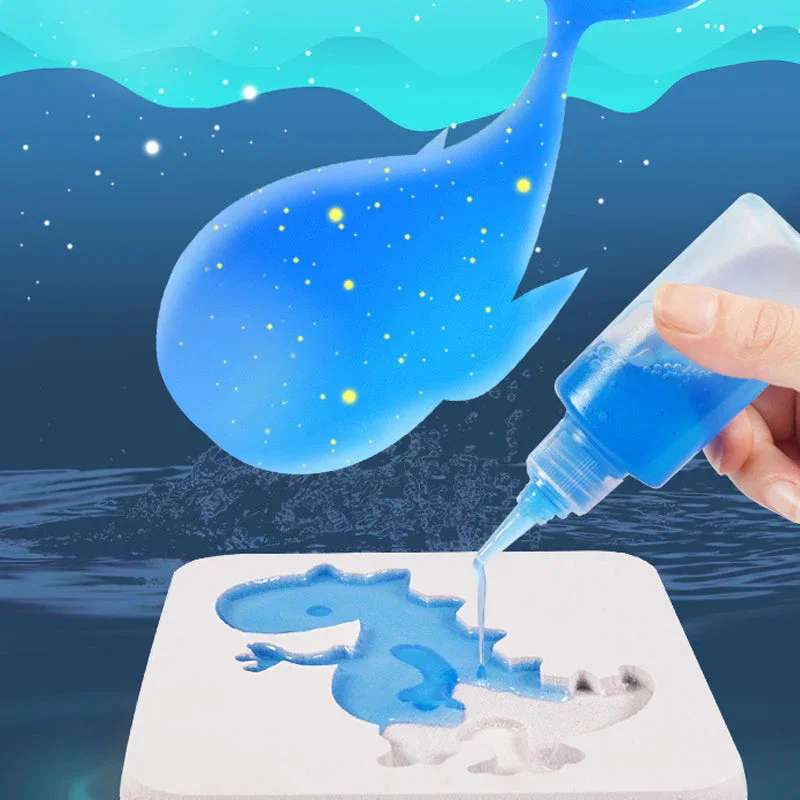 Magic Water Elf Toy Kit Aqua Fairy Water Gel Aqua Gel for Kids Children Handmade DIY Magic Fairy Water Elf Magic Water Gel Kit