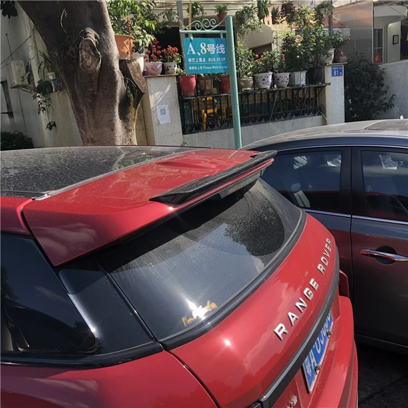

For Range Rover Evoque Rear Roof Spoiler Wing ABS Bright black Unpainted Primer 2010-2015