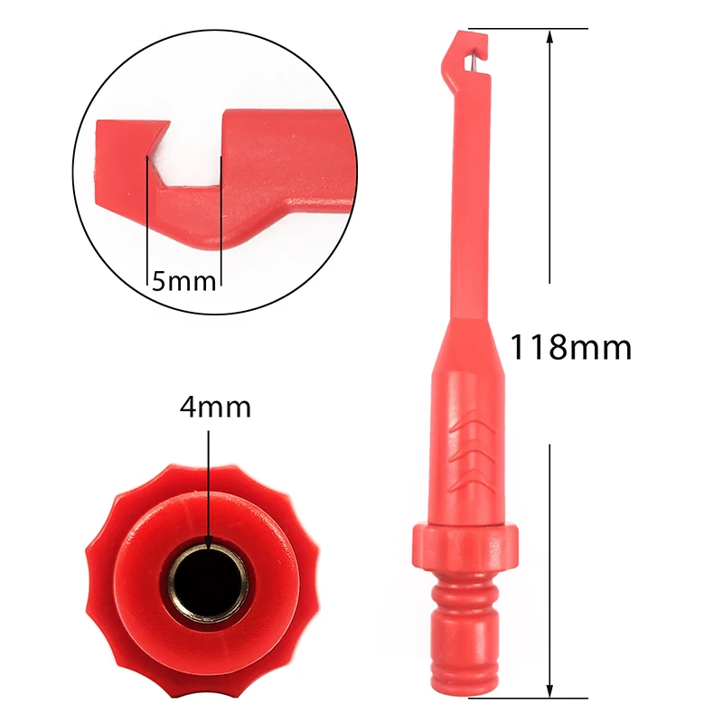 Multimeter Test Safety Test Clip Insulation Piercing Probes Clip Piercing Circuit Detection Diagnostic Tool Car Tool circuit tester circuit detector