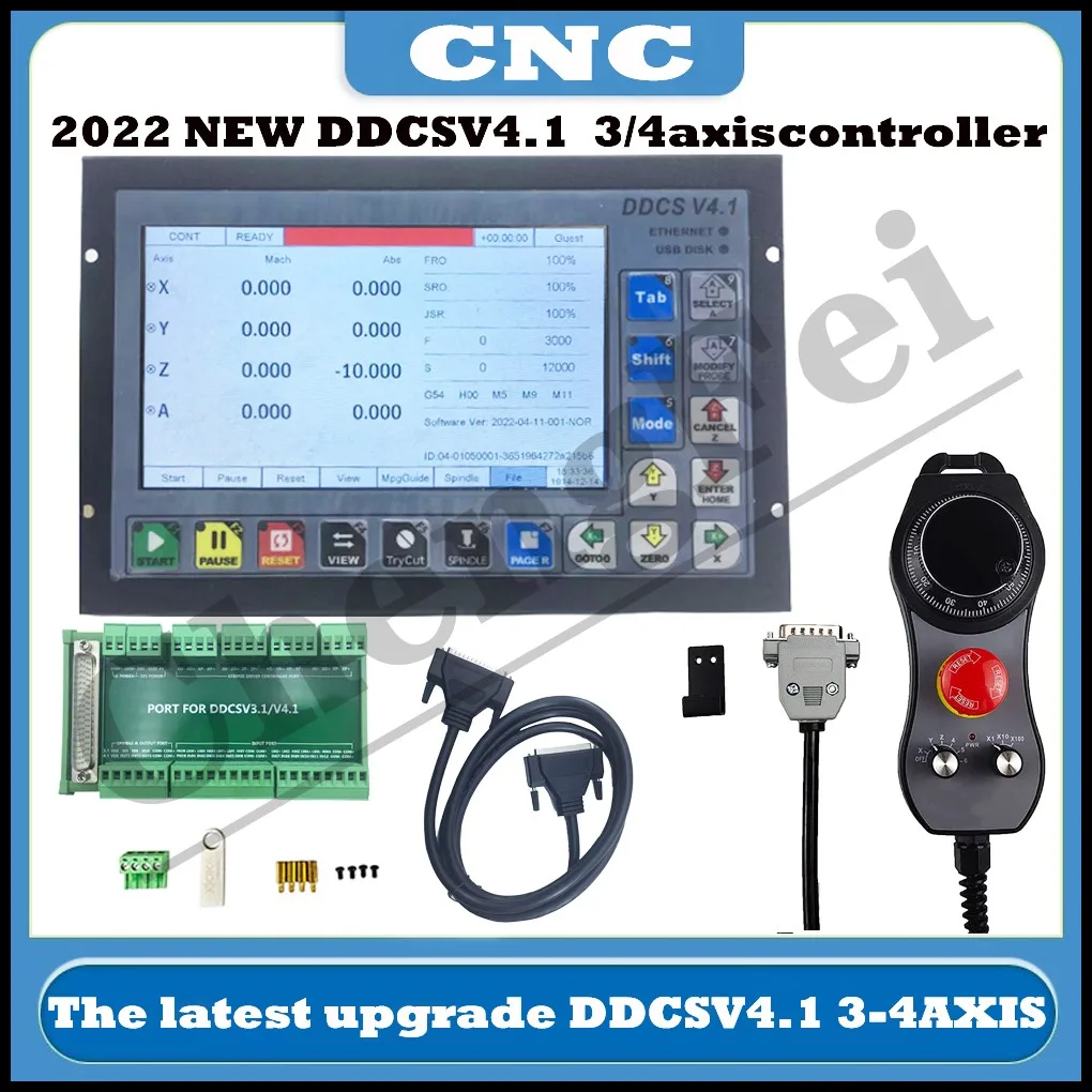 TheNewestDDCSV4134AxisGCodeCNCOfflineStandAloneController