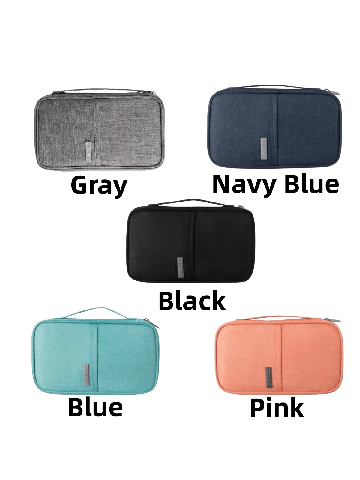 Portable Travel Airplane Bag - Multifunctional Passport and Document Organizer