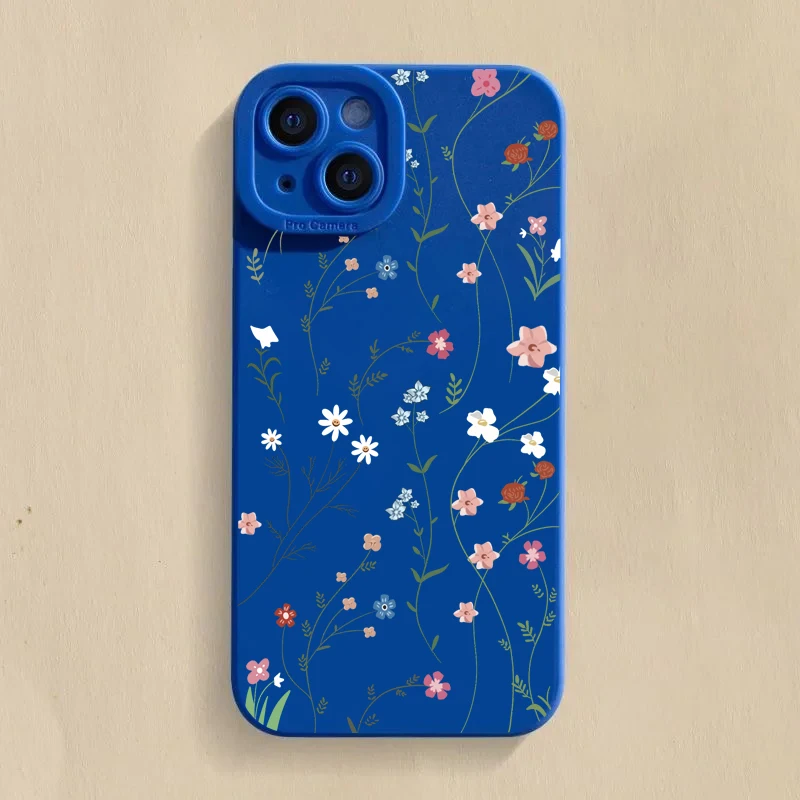 Minimalist Summer Fresh Style Shockproof Silicone Phone Case