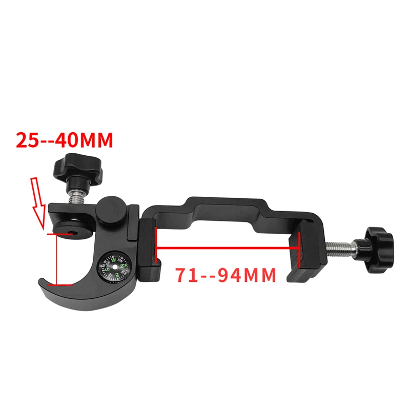 Universal Corrosion resistant GNSS GPS Pole Clamp with compass &Open Data Collec