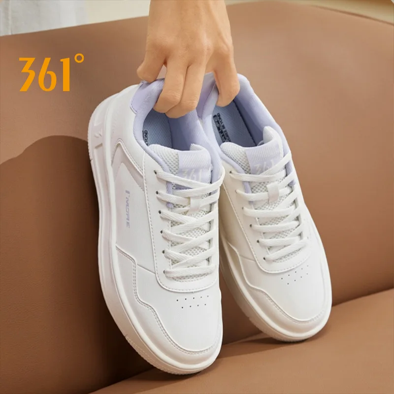 361 Degrees Women Skateboard Shoes Breathable Soft Rebound Leisure Cushioning Wearable Anti-slippery  Female Sneakers 682536621