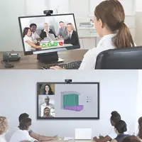 Redragon GW800 1080P PC Webcam with Built-in Dual Microphone, 360° Rotation - 2.0 USB Computer Web Camera- 30 FPS - Image 2