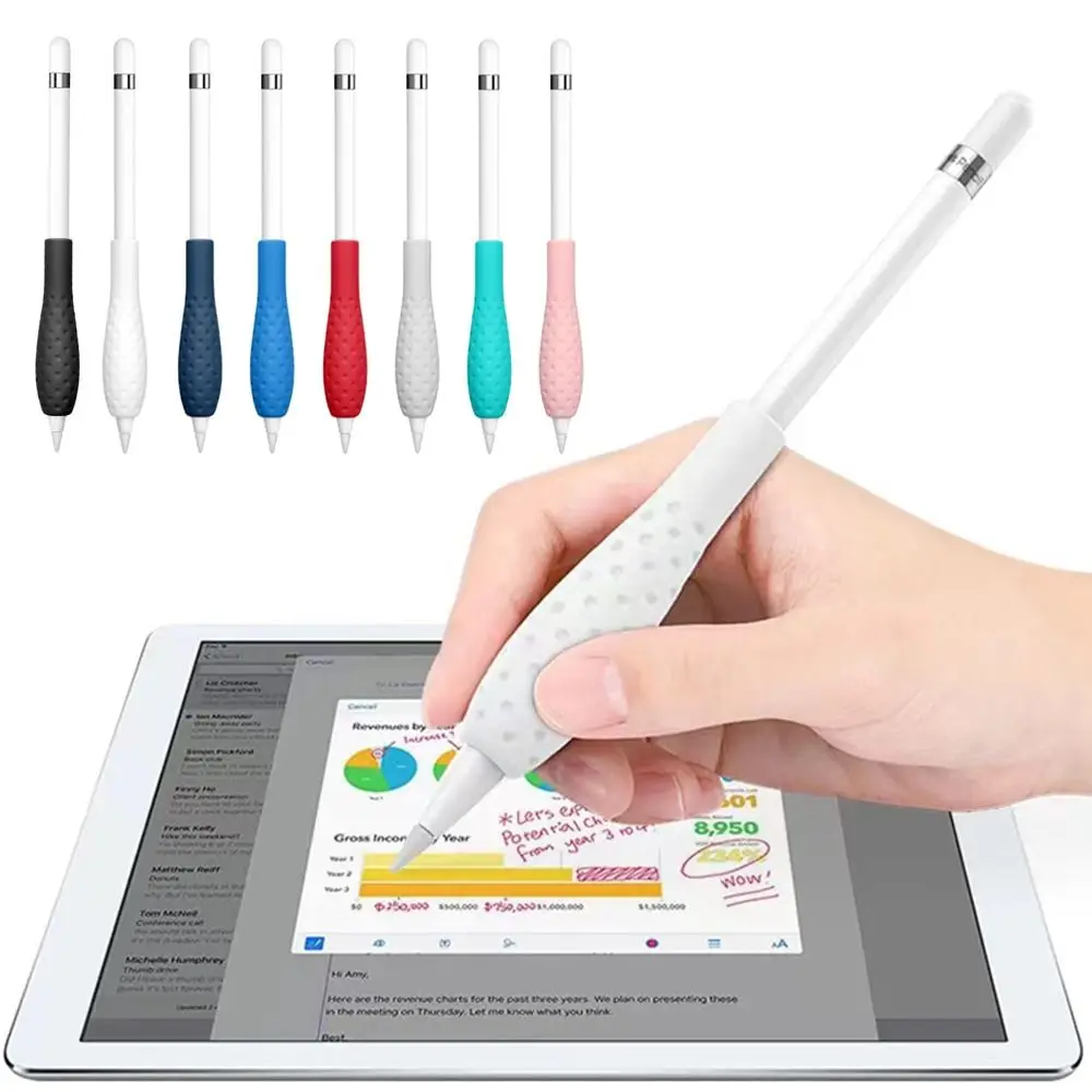 

Simple Short Style For Apple Pencil 1/2 Case Soft Silicone Protective Cover Non-Slip Drop-Proof For Apple Pencil Skin