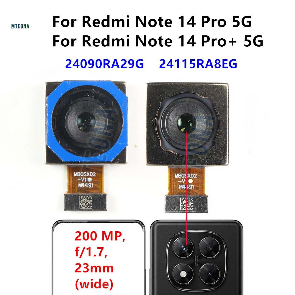 200 MP (wide) Main Rear Back Camera For Xiaomi Redmi Note 14 Pro
