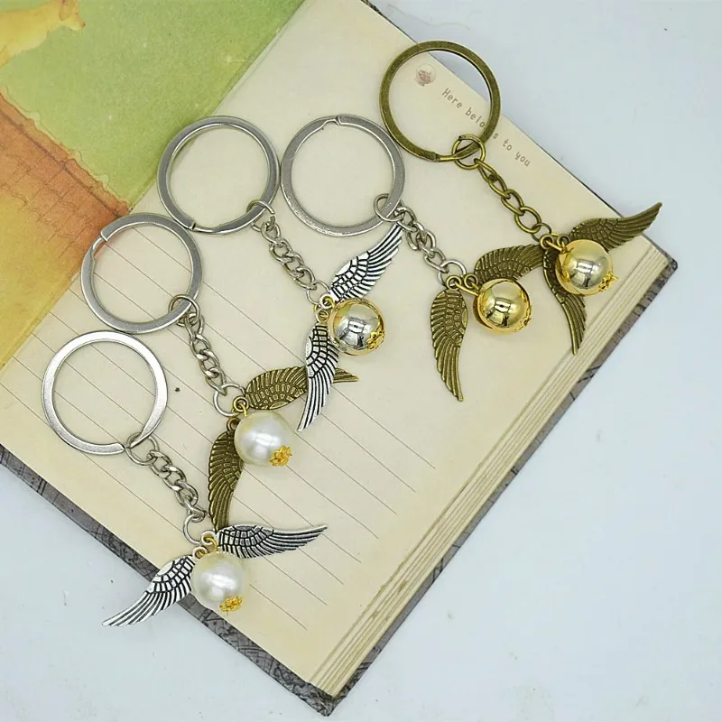 Harries Magic Academy Badge Potters Figura Portachiavi Collana Spille Moda Spille Chestpin Cosplay Portachiavi Auto Carino