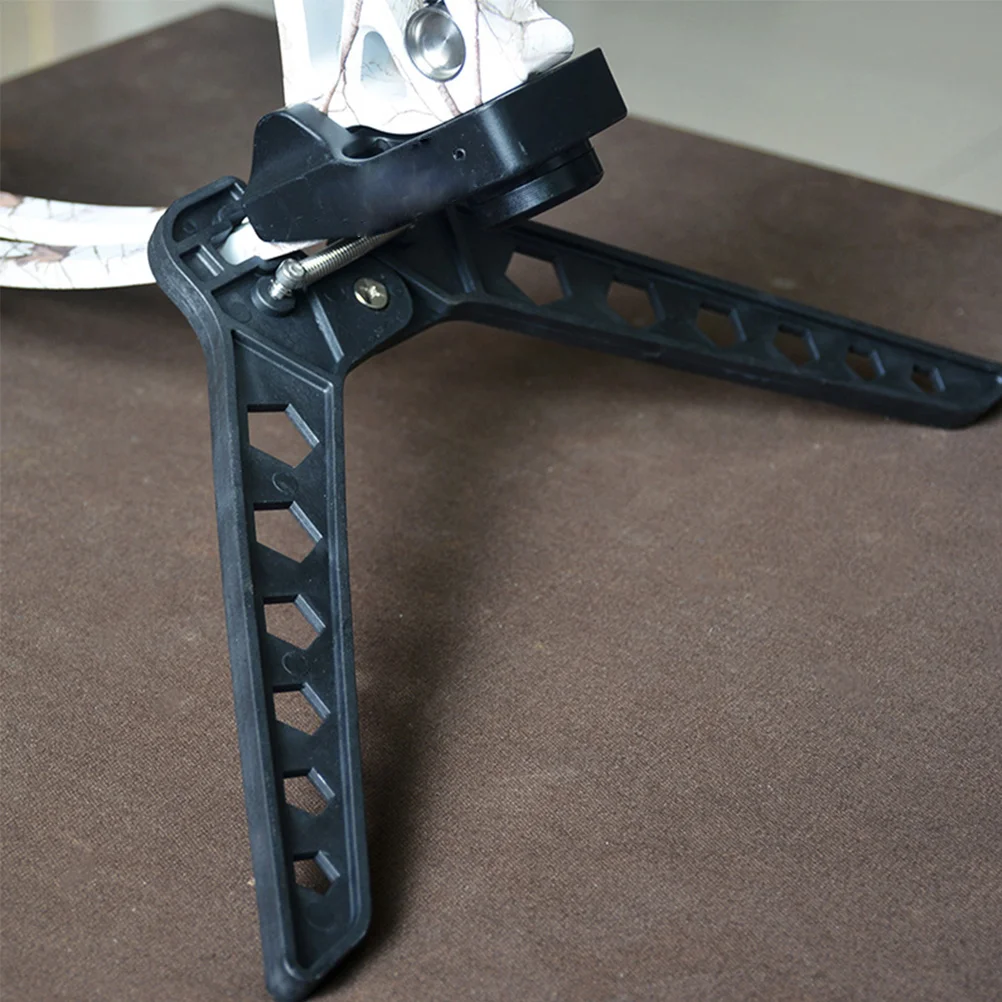 

Black Archery Bow Kick Stand Holder Legs For 3D Shoot Range Hunting Compound Bow Support Shelf Kickstand