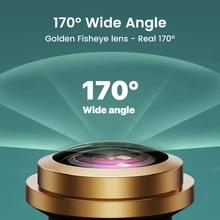 한국 스타일 골든 렌즈 CVBS/AHD 720P 1080P 자동차 후방 카메라, 170 ° 풀 HD 야간 투시경, 역방향 AHD 어안 차량 주차