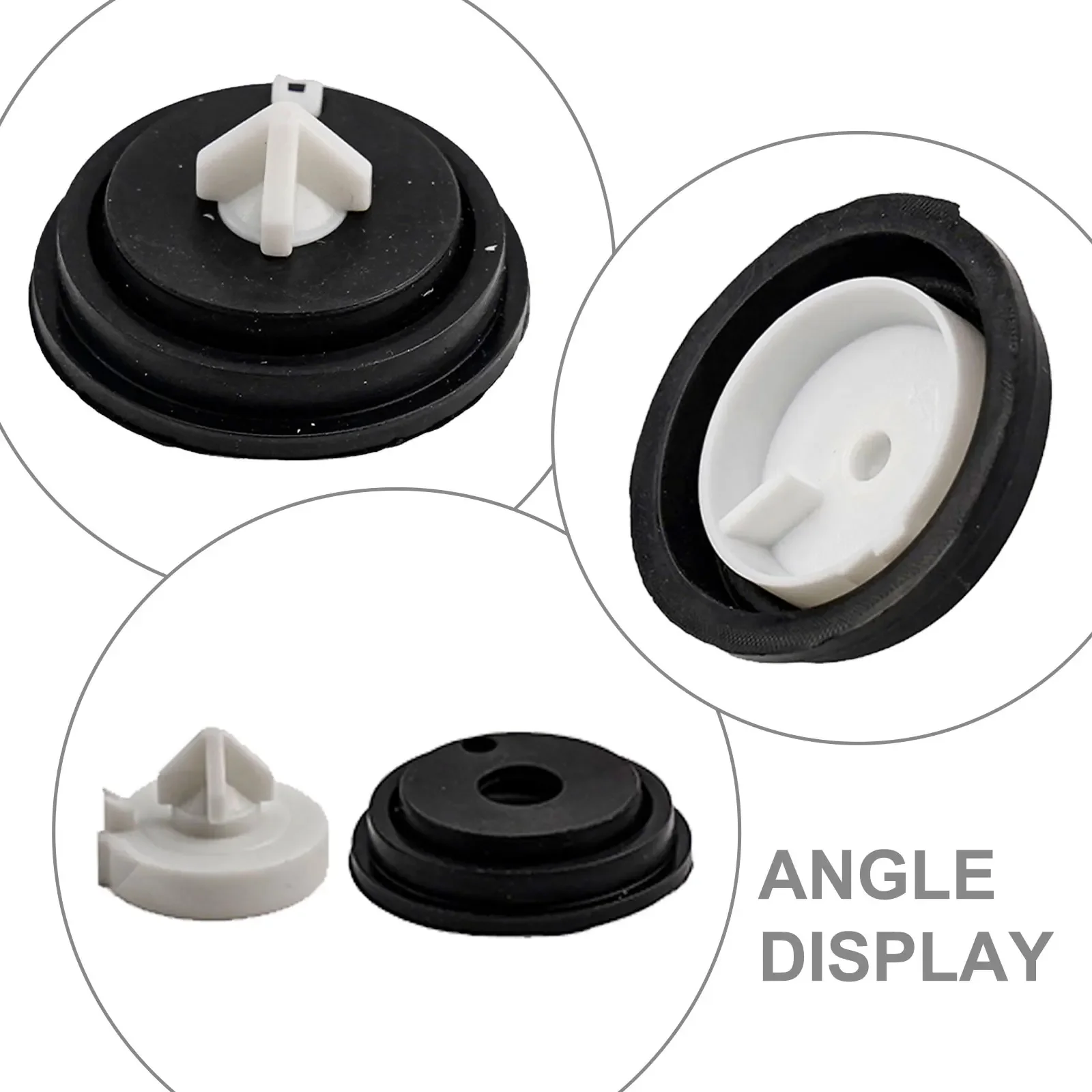 10pc Toilet Rubber Diaphragm Washer For Siamp Fill Valves Ballvalve Replacement Black Bidet Attachments 27*15mm