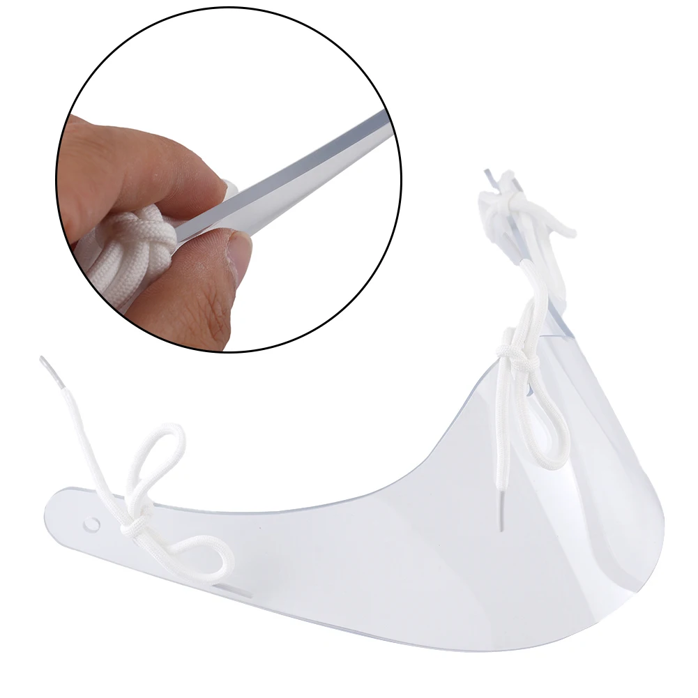 

Impact Resistant Polycarbonate Ice Hockey Goalie Neck Guard Protector Transparent Tough Hockey Kits For Goalie Helmets