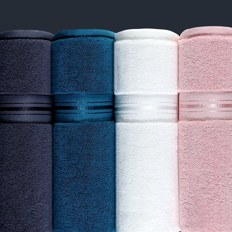 Bath Towel Household 100*185cm Larger Cotton Towel Absorbent Thicker Male and Female Couples Soft Towels Bathroom bath towel
