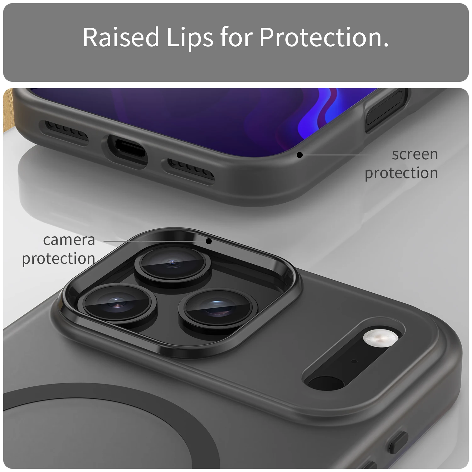 Luxury Ultra-Thin Magnetic Wireless Charging Phone Case - Soft Silicone Cover