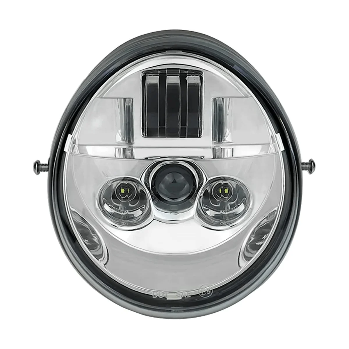 

For V Rod VRSCF VRSC VRSCR 2002-2017 Vrod LED Front Headlight HI/Low Beam Motorcycle Head Light Lamp, Silver