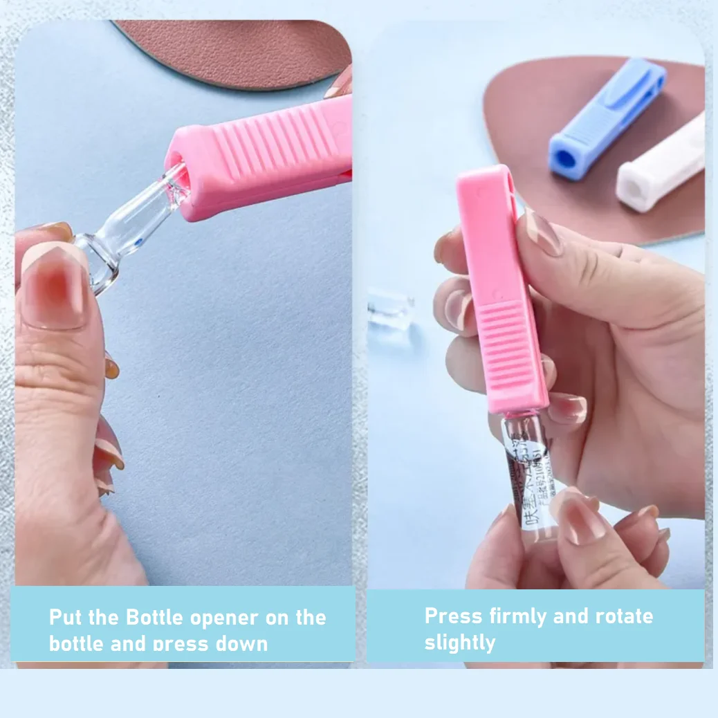 Bottle Opener Ampoule Opener 2Pcs Nurse's Helper Breaks Multi-Functional Medical Bottle Ampoule Opener Vial Opener to Open The Vial Bottle Ampule Breakers