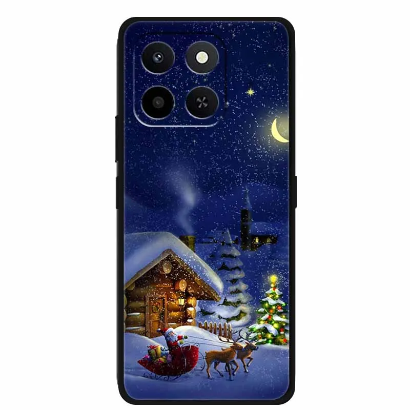 Festive Soft TPU Silicone Christmas Phone Case – Lovely Design