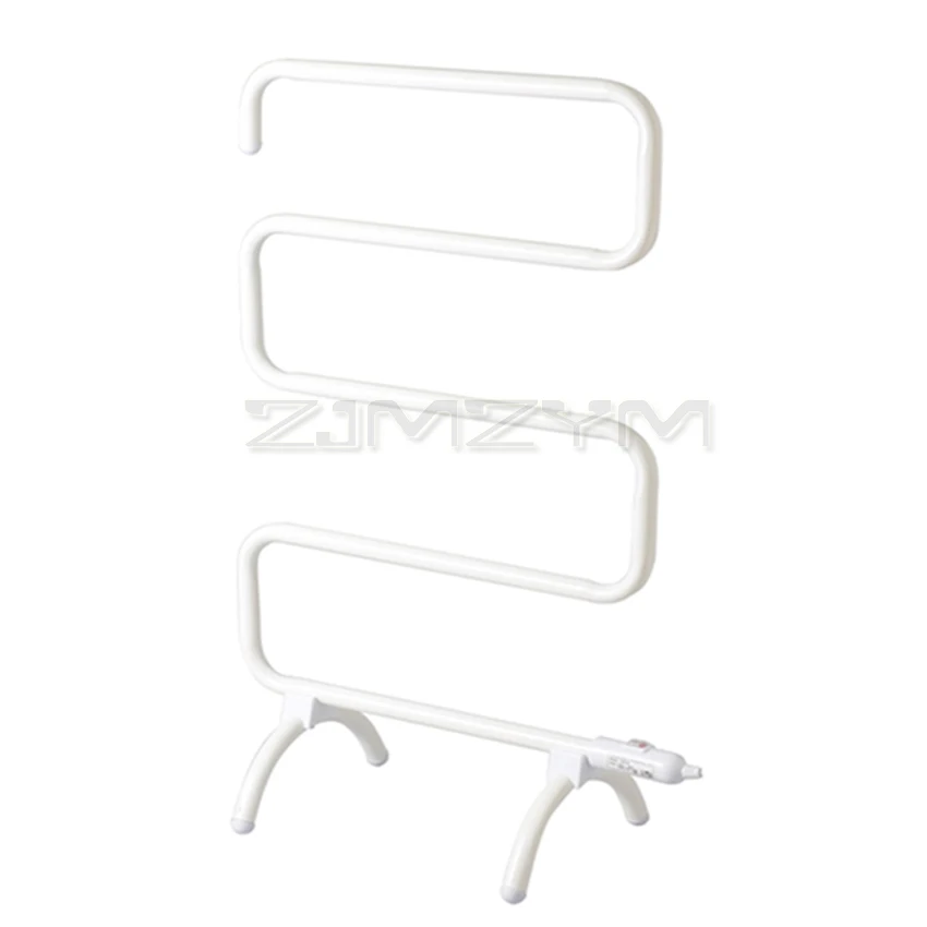 Description Picture 5 of itemElectric Heating Towel Rack Floor Stand Towel Holder Rail Constant Temperature Towel Warmer Rail Bathroom Towel Dryer 220V