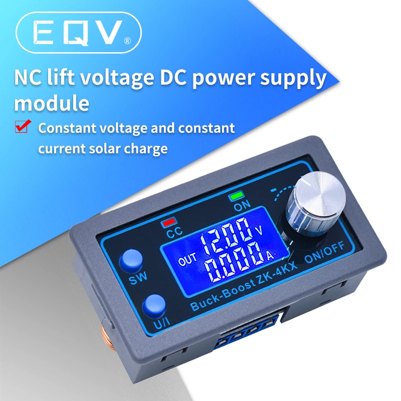 Zk-4Kx Dc Dc Buck Boost Converter Cc Cv 0.5-30V 4A 5V 6V 12V 24V Modulo Di Alimentazione Regolabile Regolato Alimentatore Da Laboratorio