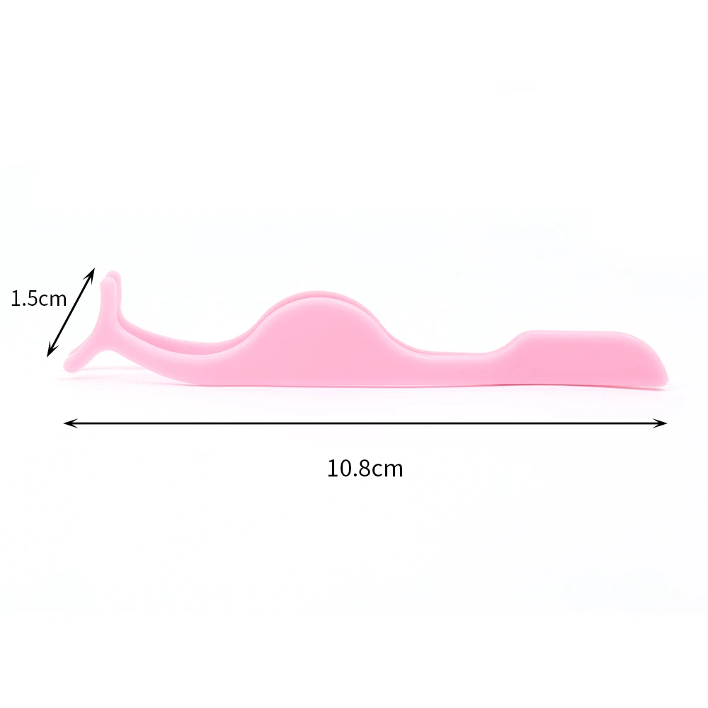 Pink False Eyelash Extensions Plastic Tweezers For Eyelash Extensions Auxiliary False Lash Supplies Multifunctional Makeup Tools 6