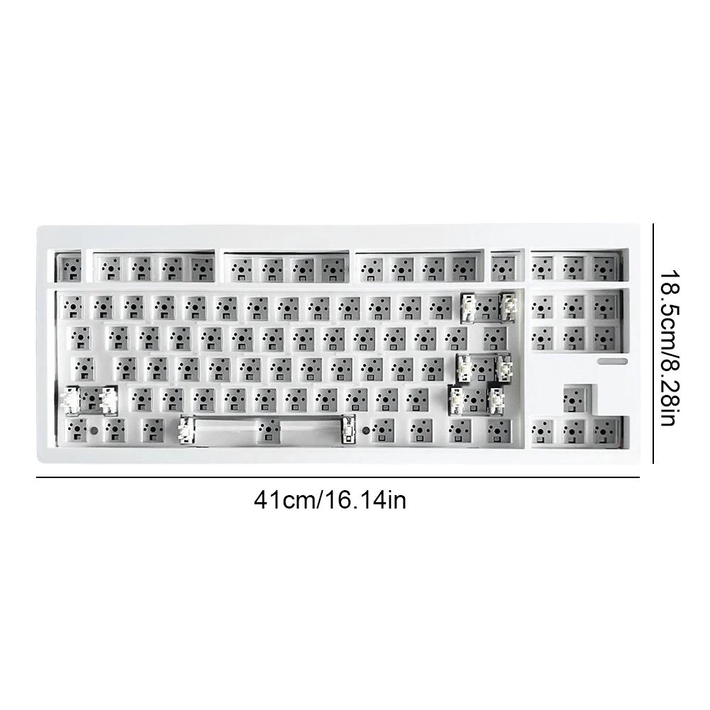 GMK87 GMK104 Wireless Mechanical Keyboard 2.4G/Wired/ Bluetooth 5.0 Keyboards Hot-Swappable Gasket Structure Customized Keyboard