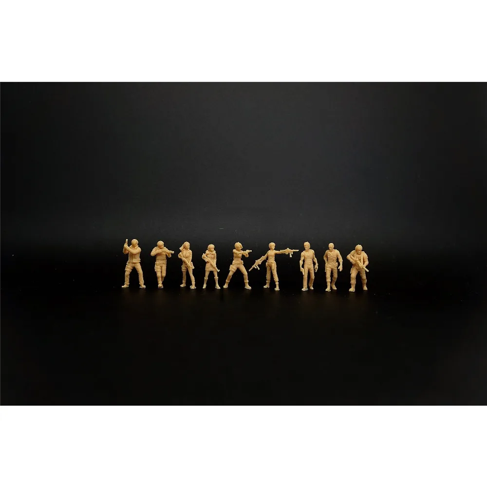 1/72 Game Resident Evil Character 9-Person Voxel (Soldato In Miniatura)