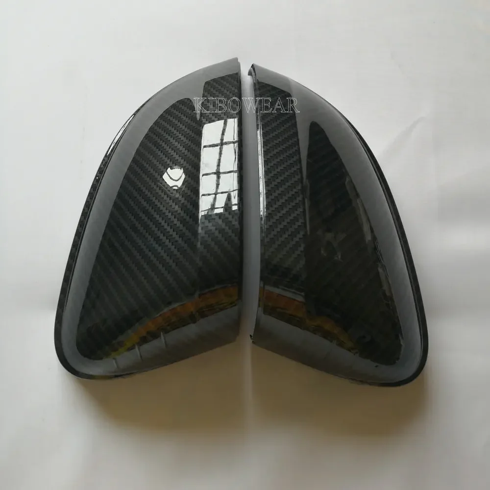 2pcs Kibowear For Audi A4 A5 B9 Side Wing Mirror Caps (Carbon Look) 2017 2018 2019 S4 S5 RS5 allroad Quattro replace Covers