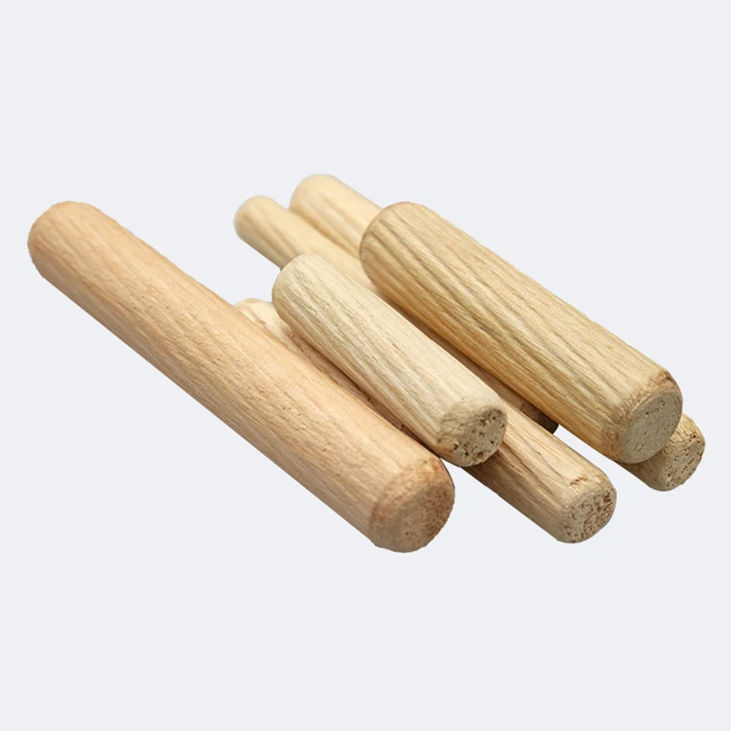 50/100Pcs M6 M8 M10 Dowel Cabinet Wood Tenon Furniture Fitting dowel  Woodworking Dowel M10 M12