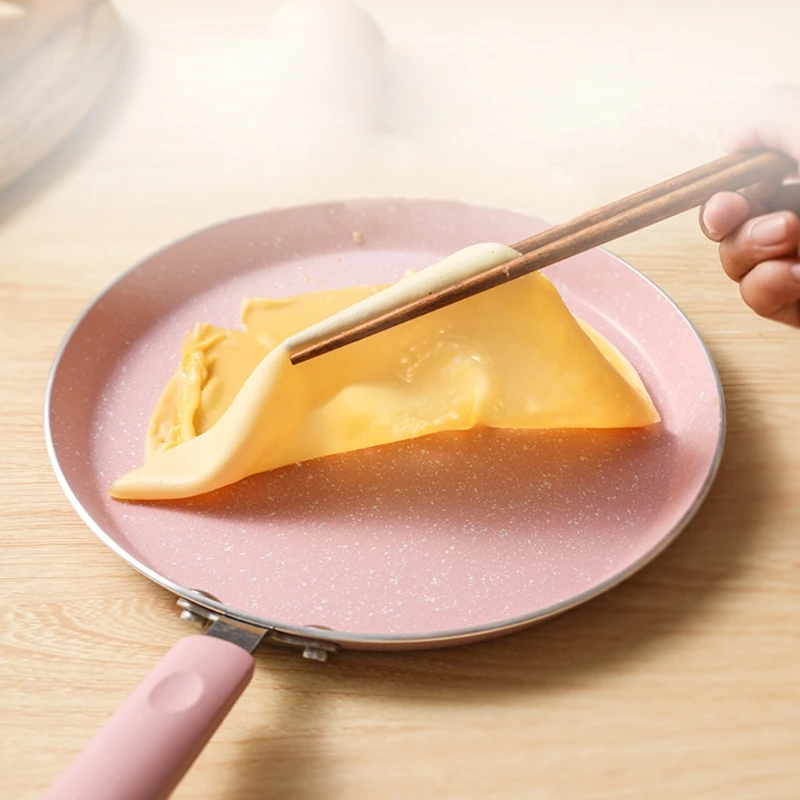 Flat Bottom Pan Pink Non-Stick Pot for Gas Stoves and Cooker Use Mini Omelettes Fried Eggs Pancake Baking Pans Frying Dropship 4