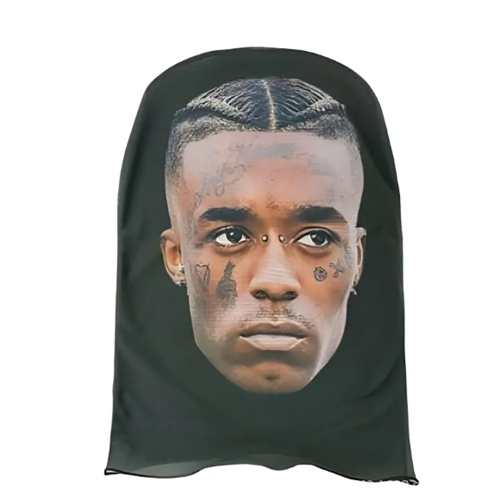 3D Seamless Celebrity Elastic Mesh Face Mask Magic Funny Riding Scarf Neckchief Dust Head Cover Sunscreen Headwear Balaclava