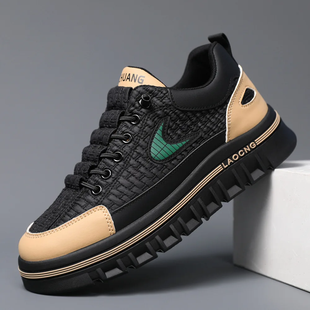 Men Chunky Sneakers Fashion Non-slip Luxury Brand Men's Sneakers Designer Platform Casual Board Shoe Man's Vulcanize Shoe 3