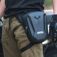 Sac latéral de jambe de moto, coque rigide EVA, sacs de taille décontractés pour l'extérieur, sac à main pour téléphone portable, sac banane de hanche 1