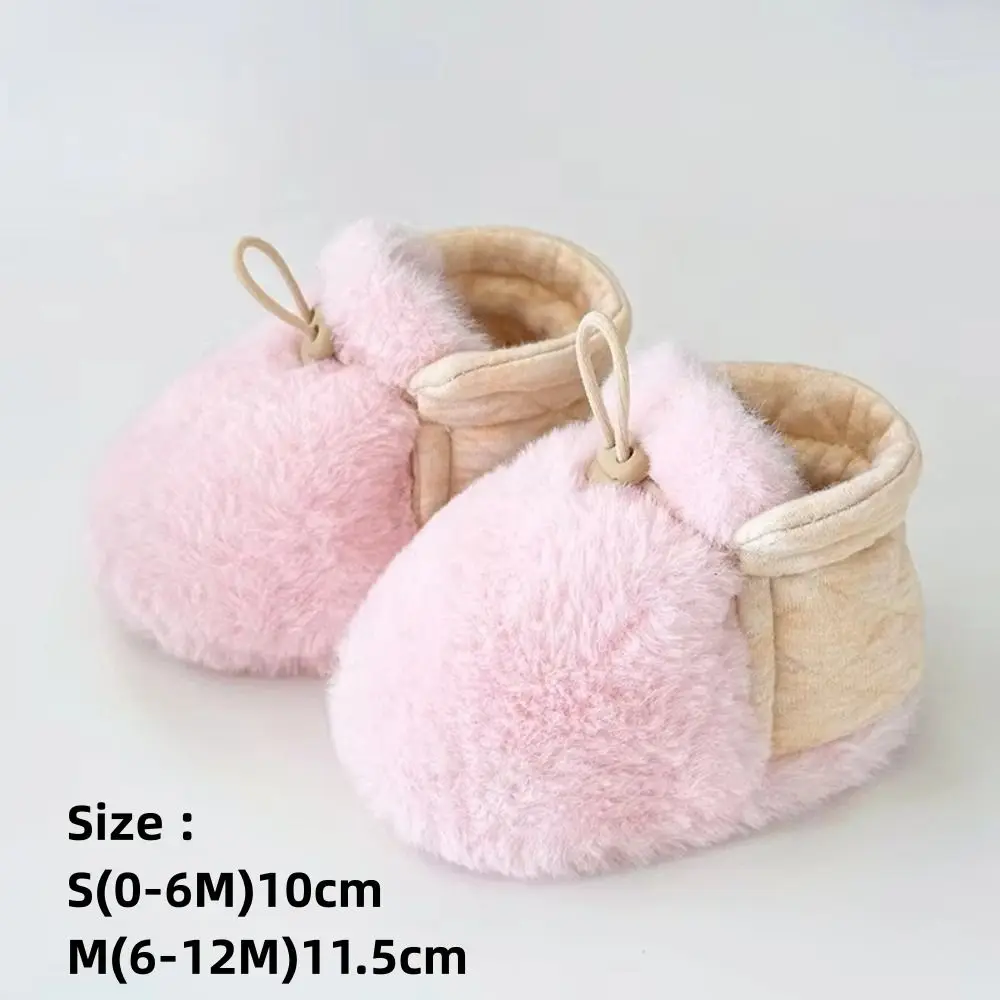 Casual Warm Infant Toddler Crib Boots Soft Anti-Slip Socks Slipper Comfortable for 0-1 Year Old Newborn Baby Shoes Girls Boys