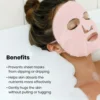 3D Silicone Mask Cover Fixed Mask Tool Ear Hanging Mask for Moisturizing Face Reusable Firming Facial Tool 5