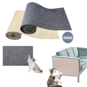 Self-Adhesive Carpet Cats Scratch Board Wall Anti Cat Scratch Sofa DIY Cat Scratching Post Sofa Protector Paws Sharpen Trimmable 1
