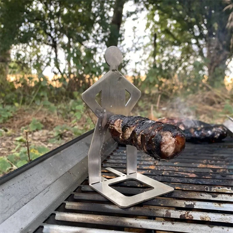 

2 шт. держатель для гриля, портативная забавная Жареная колбаса для мальчиков и девочек, съемный знак, внешняя деталь