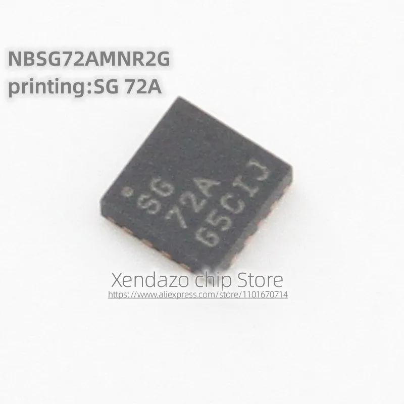 

2 шт./лот NBSG72AMN NBSG72AMNR2G шелкография SG 72A фотография оригинальная мультиплексорная микросхема