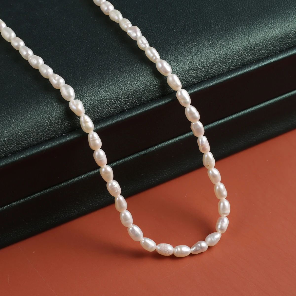 Natural Pearl Rice-Shaped Beads Exquisite Shape Elegant Appearance For DIY Jewelry Making Handmade Bracelet Necklace Length 36cm