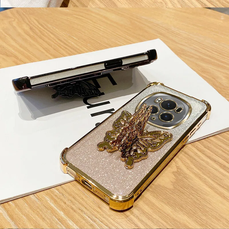 Butterfly Bracket Plating Holder Shockproof Stand Cover