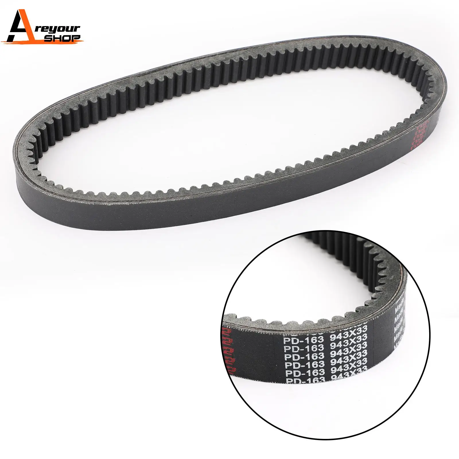 

Ремень для мотоцикла Areyourshop 943OC x 33W, для CAN-AM Outlander 330 400 450 Defender 450 2004-2019, аксессуары для мотоциклов