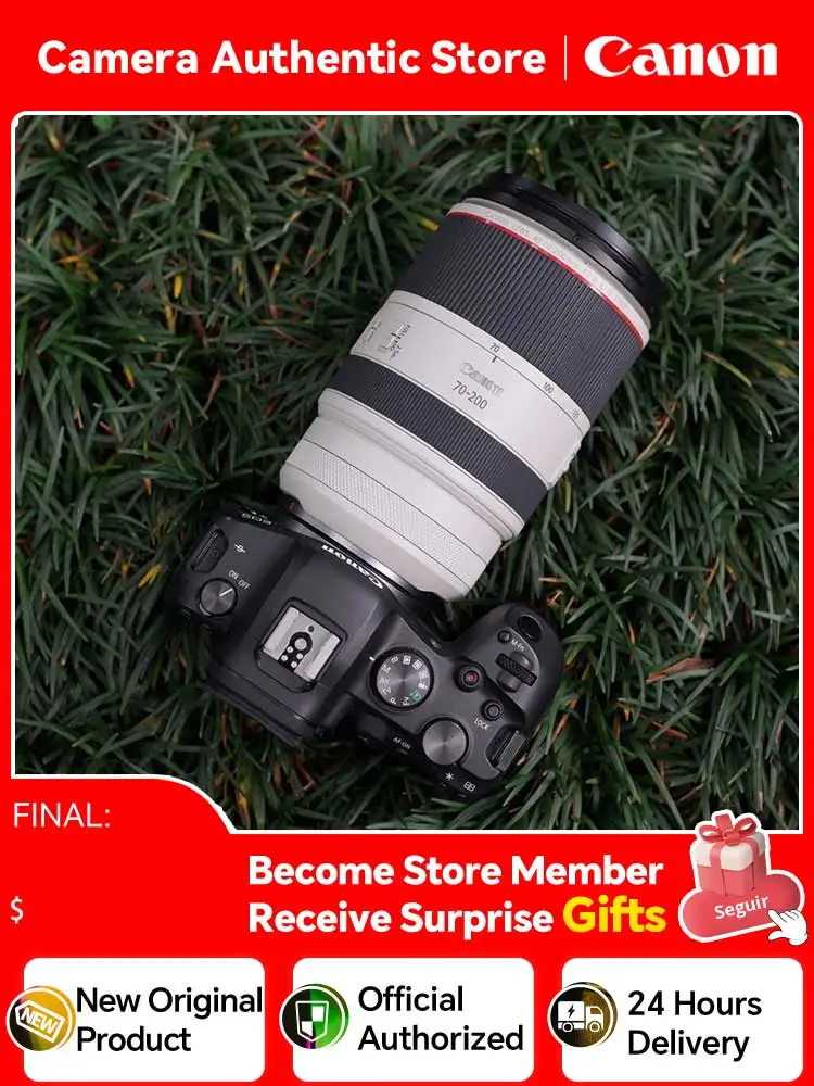 Canon RF 70200 MM F2.8 USM IS Lens Full Frame Mirrorless Camera Lens Autofocus ZOOM Telephoto