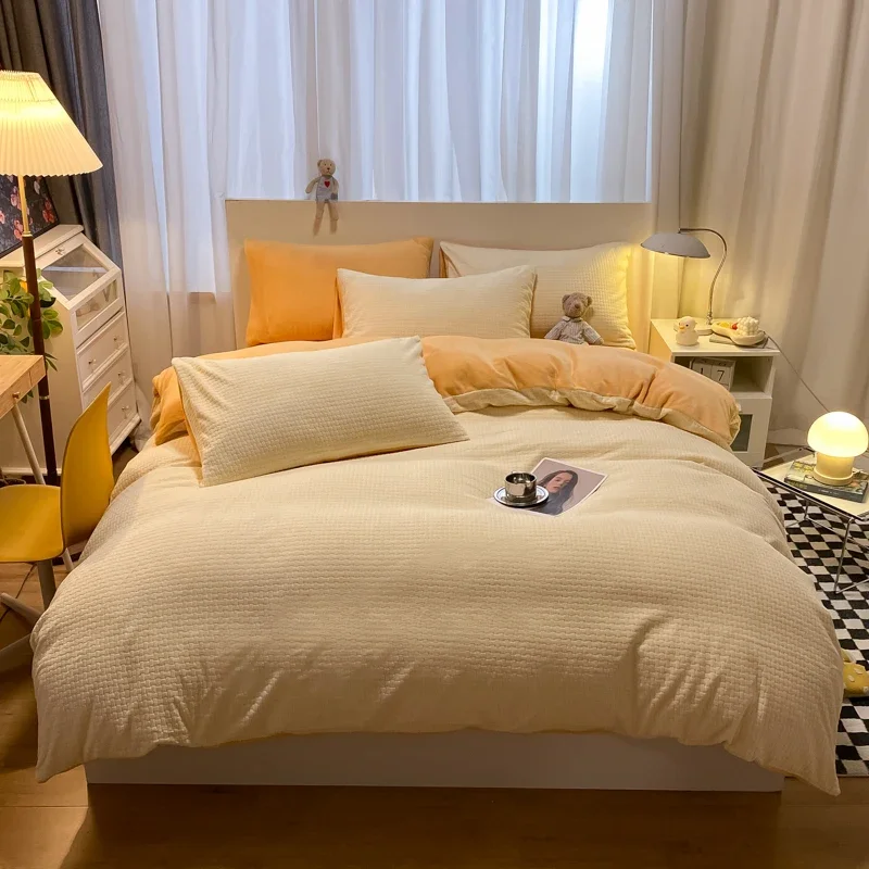 1pc Thicken Winter Duvet Cover Warm Milk Velvet Comforter Cover Double Side Velvet Bed 3D Carve Flower Comforter Set Bedding Set S002a682a8a14474a995230213179b301o